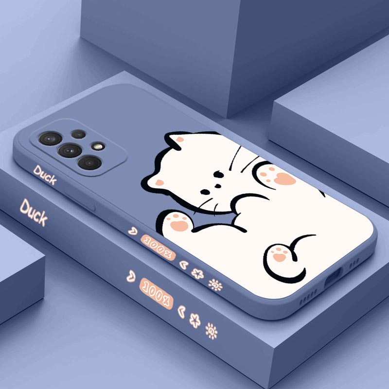 White Cloud Cat Silicone Phone - Phone Cases Burga ulasan dan harga