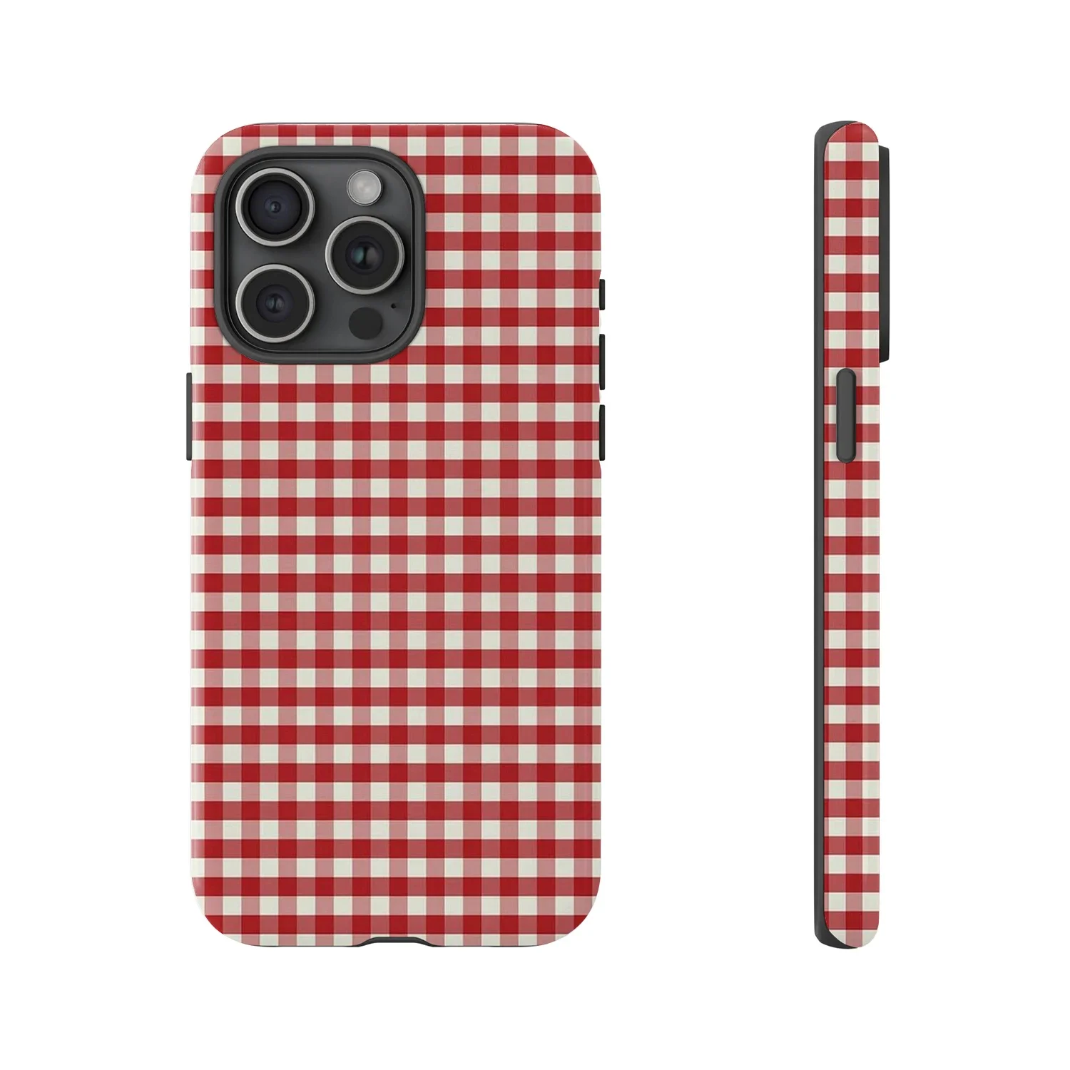 Retro Red Gingham Matte Tough  - Phone Cases Burga ulasan dan harga