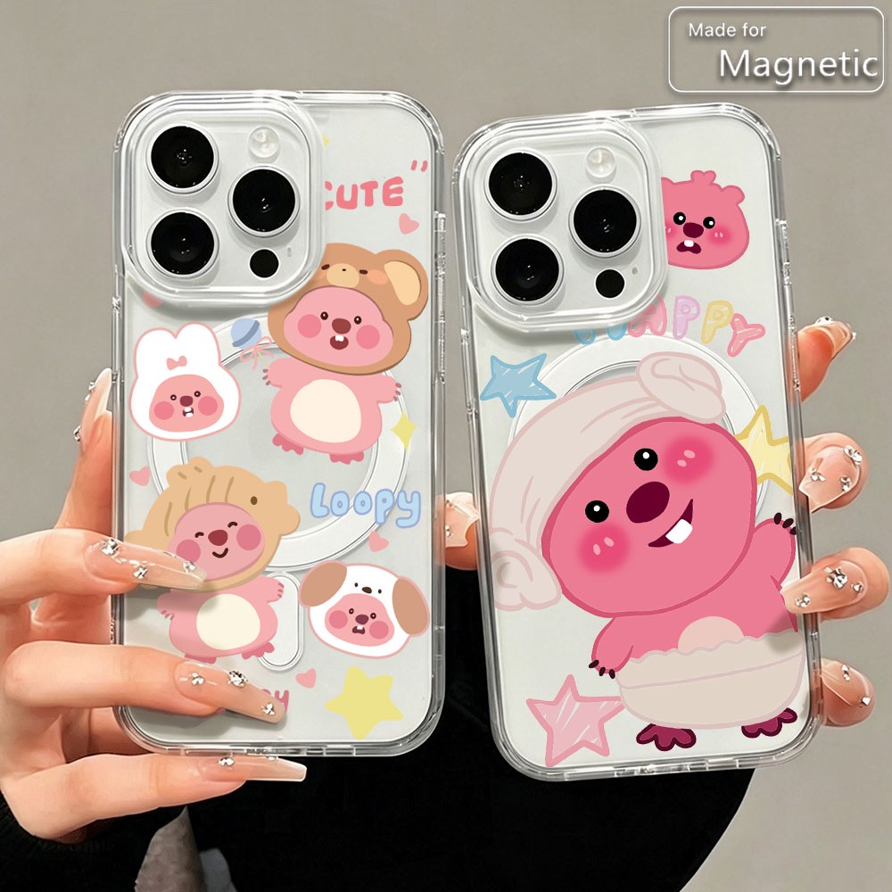 Pink Kawaii Loopys Magnetic Ph - Phone Cases Loopy ulasan dan harga