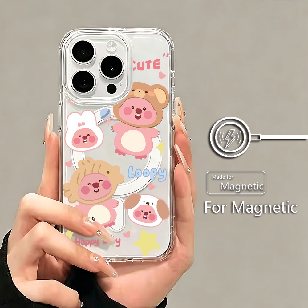 Pink Kawaii Loopys Magnetic Ph - Phone Cases Loopy ulasan dan harga