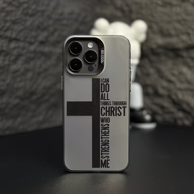 Anti Fingerprint Cross Bible P - Phone Cases Online ulasan dan harga