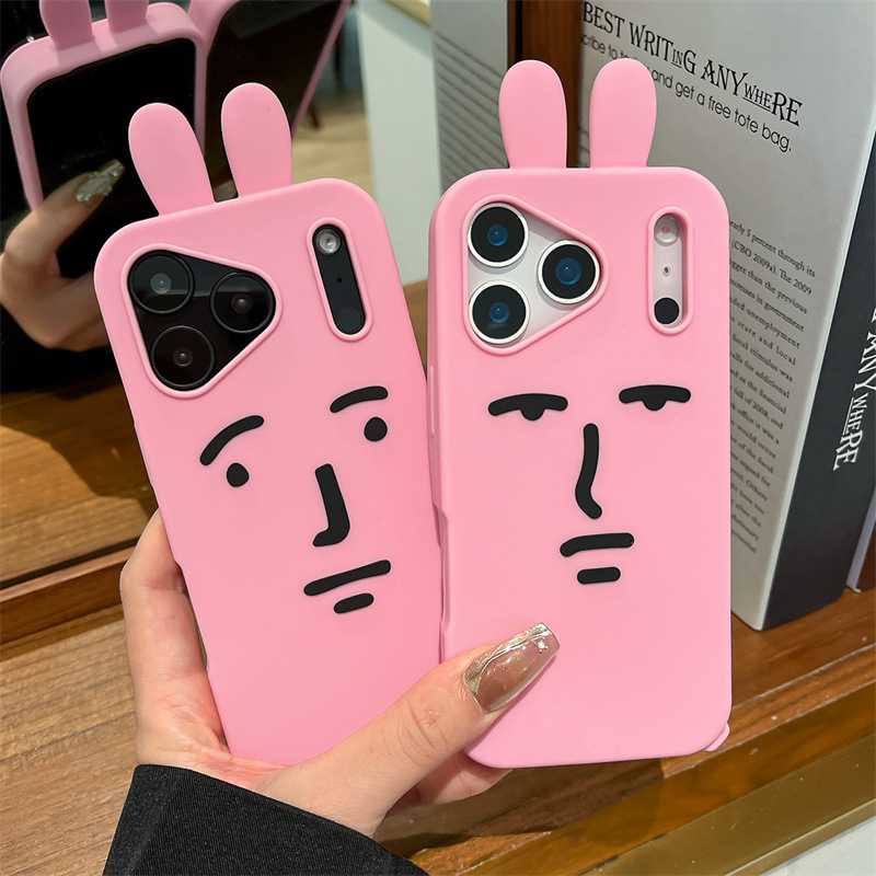 Kawaii 3D Funny Cartoon Pink E - Phone Cases Kawaii ulasan dan harga