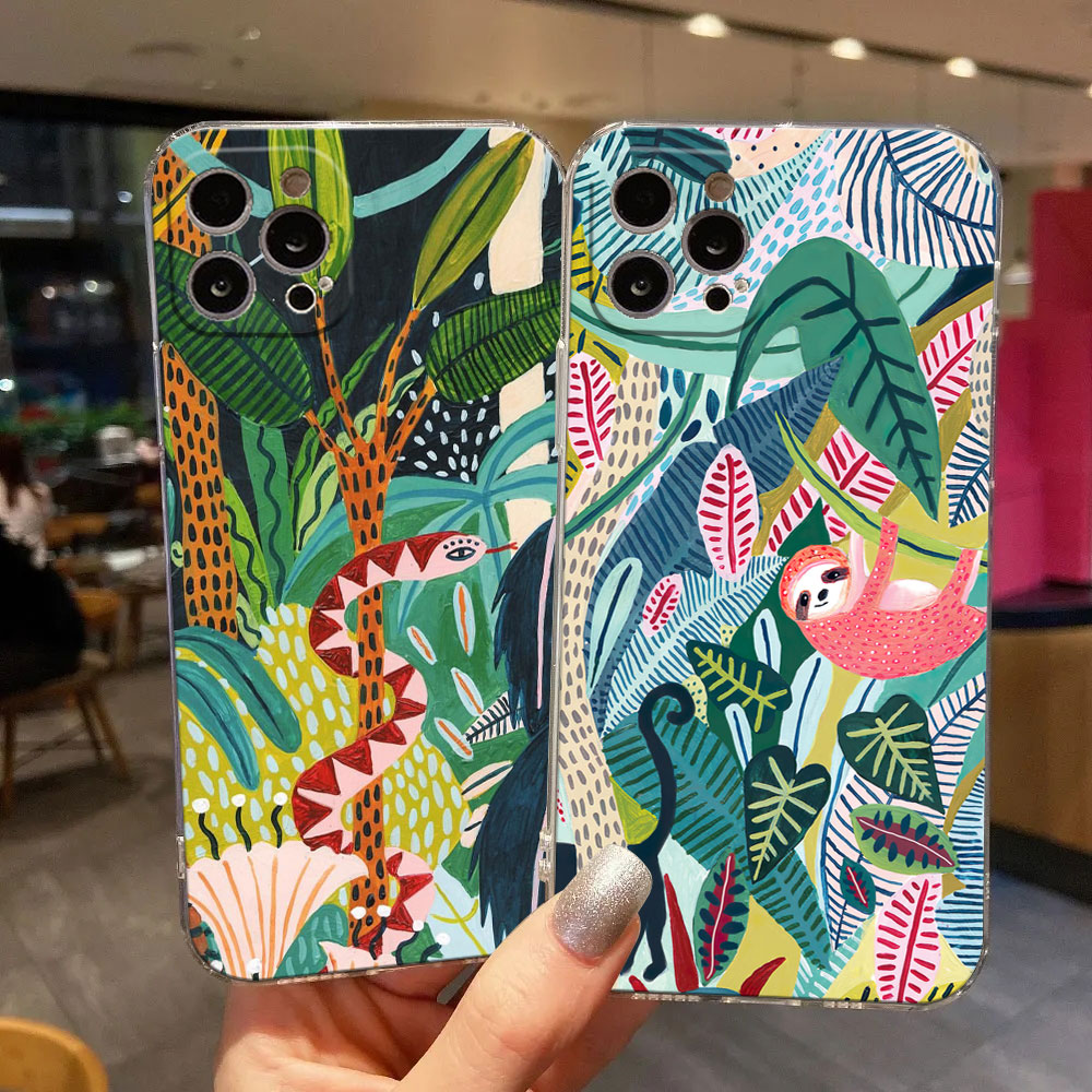 Tropical Jungle Print Leopard  - Phone Cases Zebra ulasan dan harga
