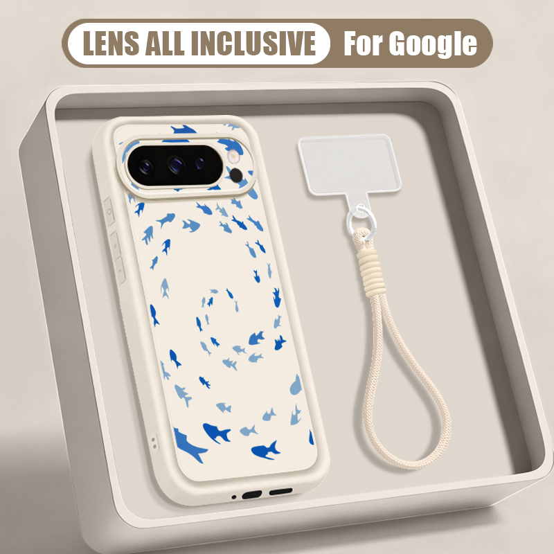 Humpback Whale Print Wrist Str - Phone Cases Google Pixel 9A ulasan dan harga