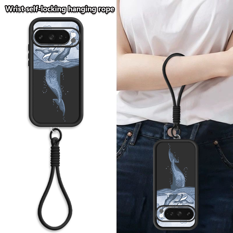 Humpback Whale Print Wrist Str - Phone Cases Google Pixel 9A ulasan dan harga