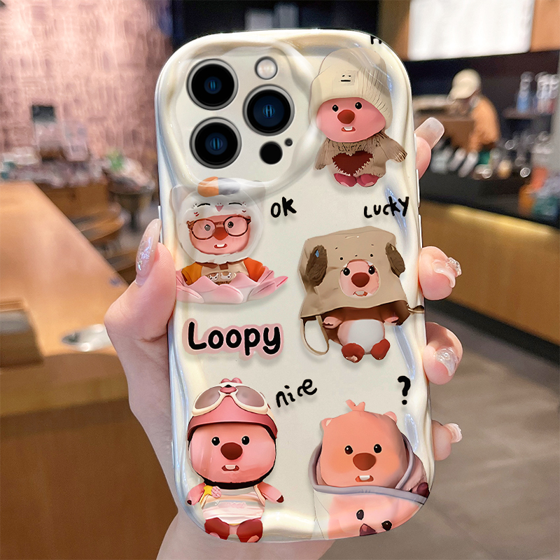 Lovely Loopy Wave Phone Case f - Phone Cases Loopy ulasan dan harga