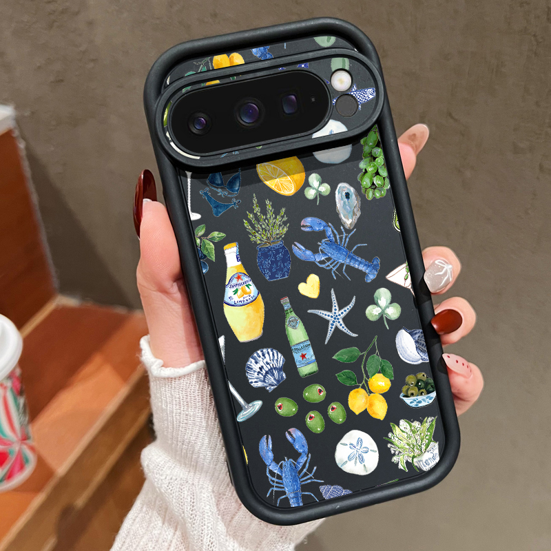 Ocean Whale Patterned TPU Phon - Phone Cases Google Pixel 9A ulasan dan harga