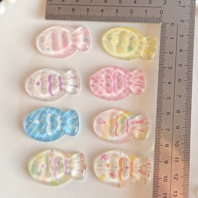 10pcs New Spring Summer Transp - Phone Cases With Charms ulasan dan harga