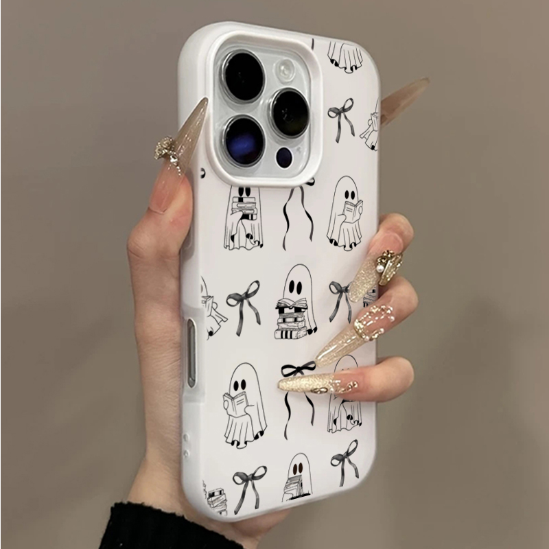 Cute Halloween Book Ghost Bow  - Phone Cases Online ulasan dan harga