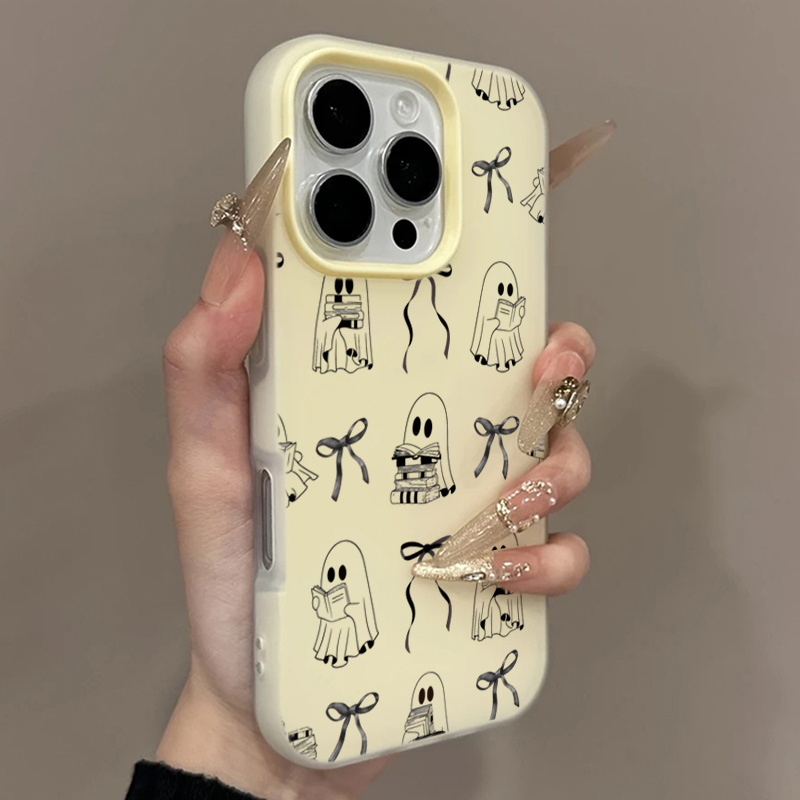 Cute Halloween Book Ghost Bow  - Phone Cases Online ulasan dan harga