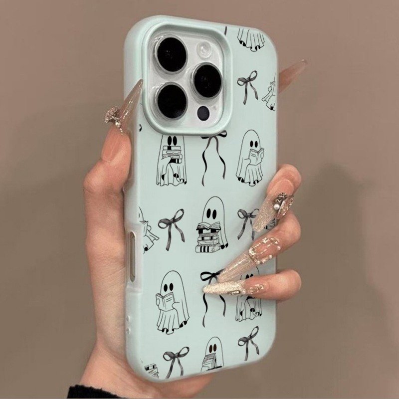 Cute Halloween Book Ghost Bow  - Phone Cases Online ulasan dan harga