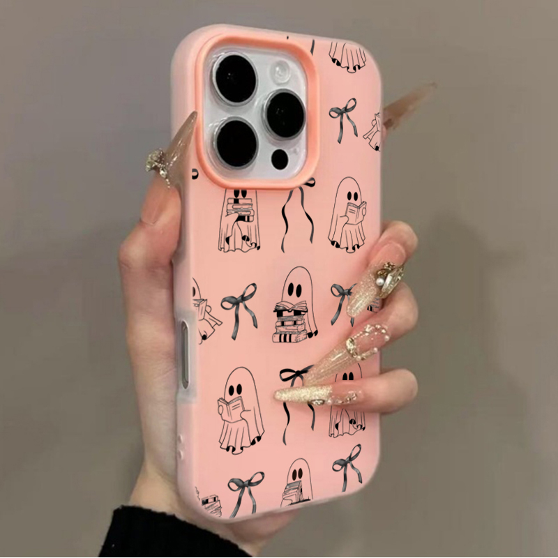 Cute Halloween Book Ghost Bow  - Phone Cases Online ulasan dan harga
