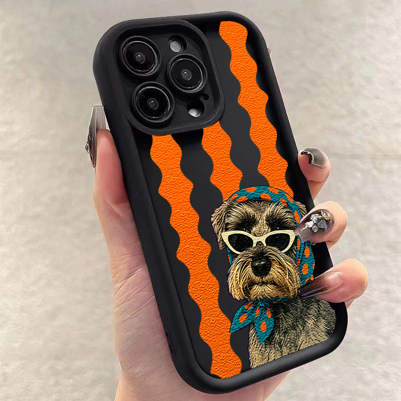 Cute Dog Striped Print Shockpr - Phone Cases Xiaomi 14T ulasan dan harga