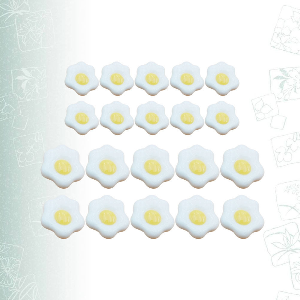 20Pcs Premium Resin Poached Eg - Phone Cases With Charms ulasan dan harga