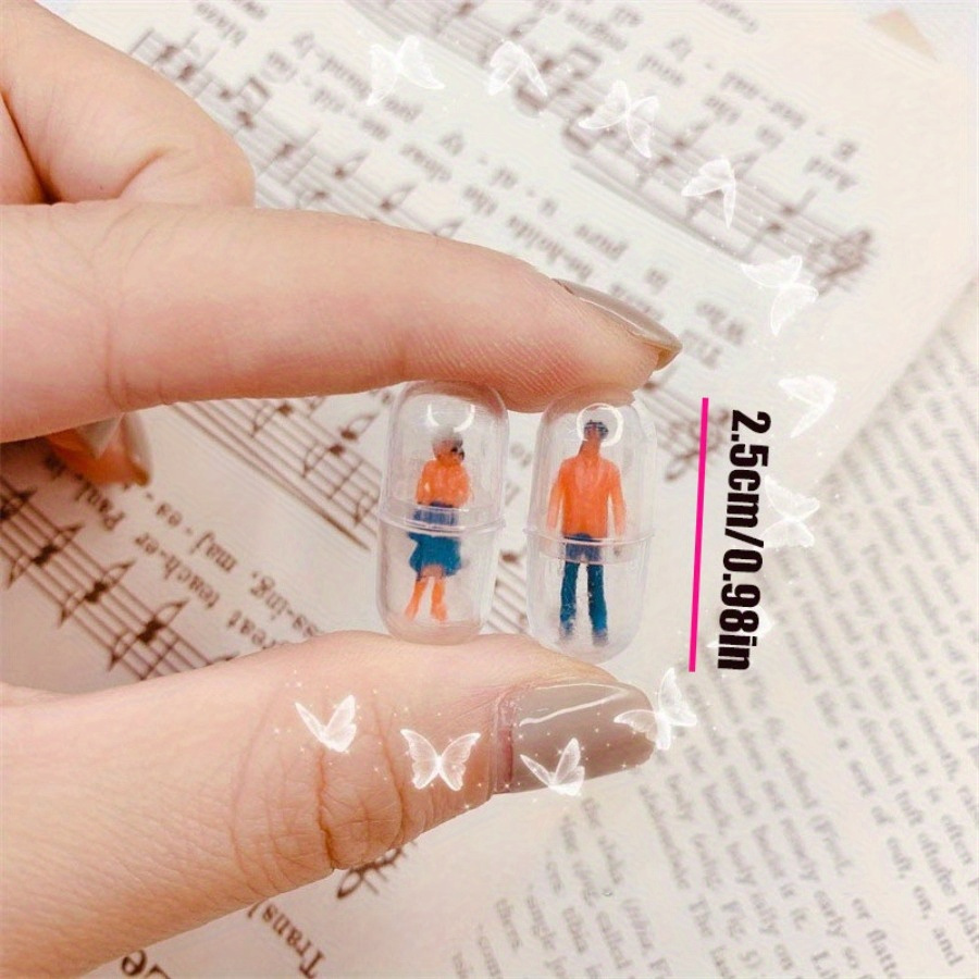 Capsule Mini People Figurines  - Phone Cases With Charms ulasan dan harga