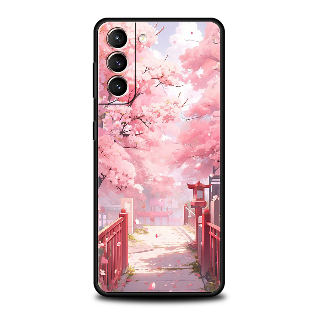 Pink Spring Cherry Blossoms Ph - Phone Cases Burga ulasan dan harga