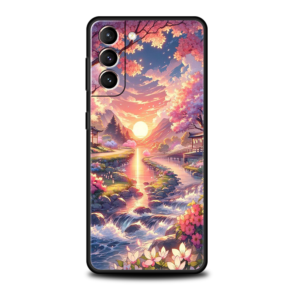 Pink Spring Cherry Blossoms Ph - Phone Cases Burga ulasan dan harga