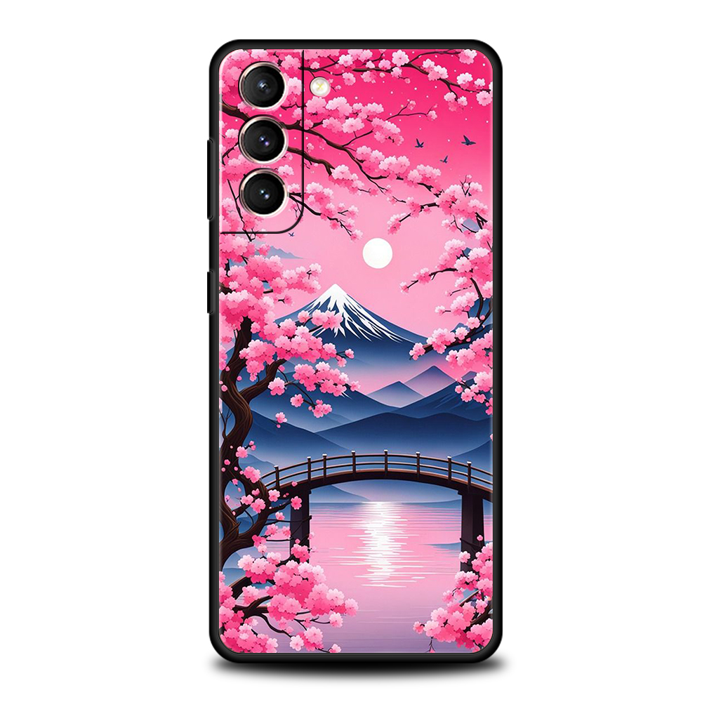 Pink Spring Cherry Blossoms Ph - Phone Cases Burga ulasan dan harga