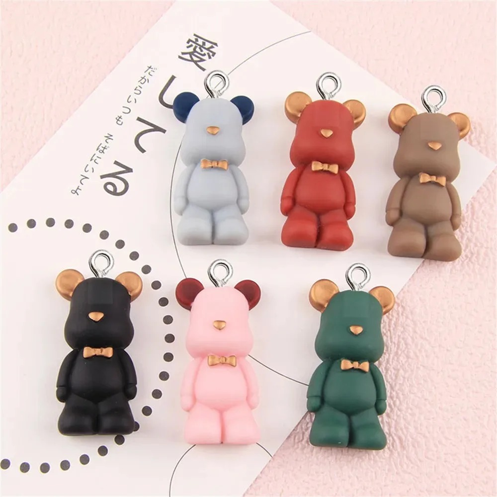 10pcs Kawaii Bow Bear Resin Pe - Phone Cases With Charms ulasan dan harga