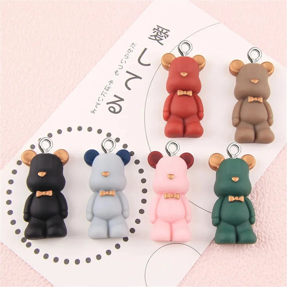 10pcs Kawaii Bow Bear Resin Pe - Phone Cases With Charms ulasan dan harga