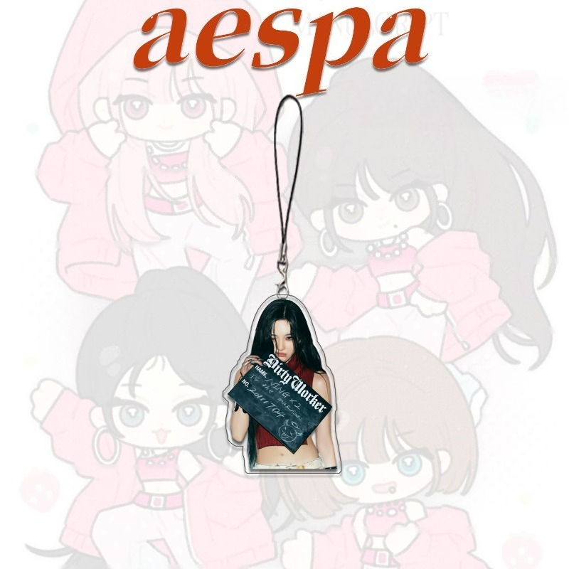 4PCS Aespas Phone Chain Strap  - Phone Cases With Charms ulasan dan harga
