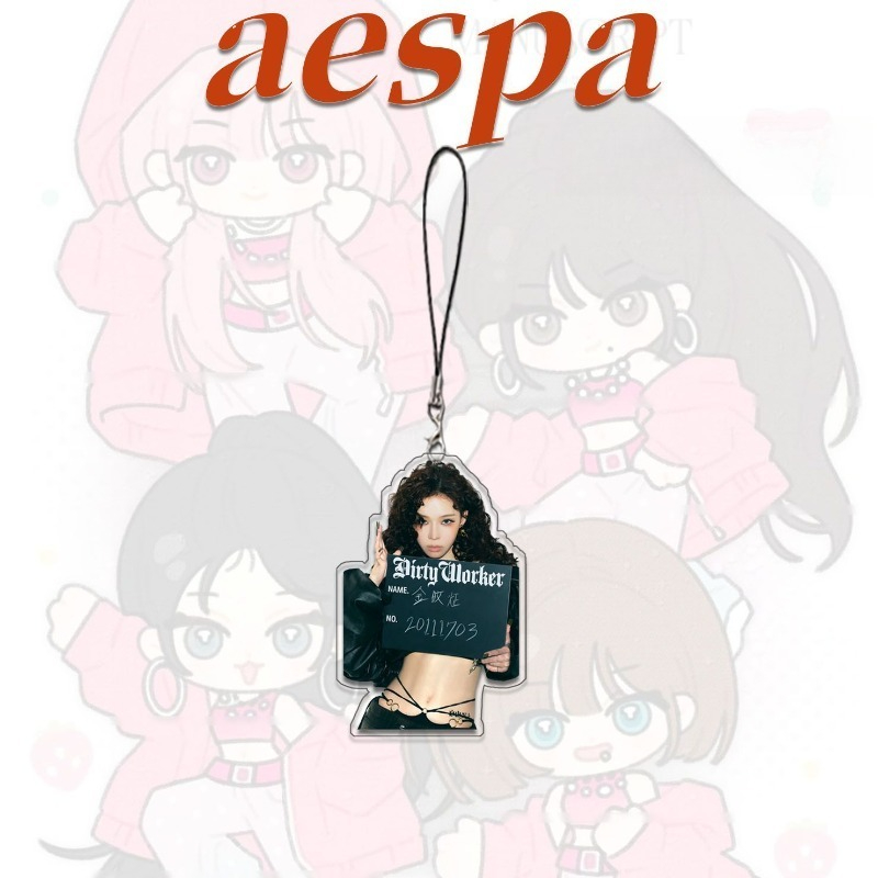 4PCS Aespas Phone Chain Strap  - Phone Cases With Charms ulasan dan harga