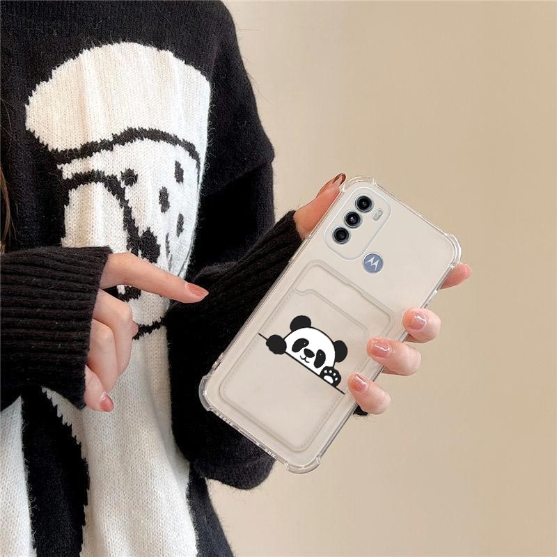 G 60 Hiding Panda Transparent  - Phone Cases Zebra ulasan dan harga