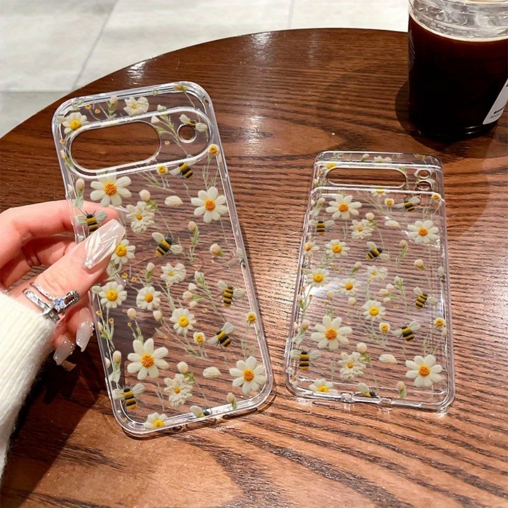 Cute Honeybee Flower Pattern S - Phone Cases Google Pixel 9A ulasan dan harga