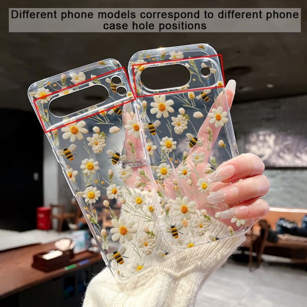 Cute Honeybee Flower Pattern S - Phone Cases Google Pixel 9A ulasan dan harga