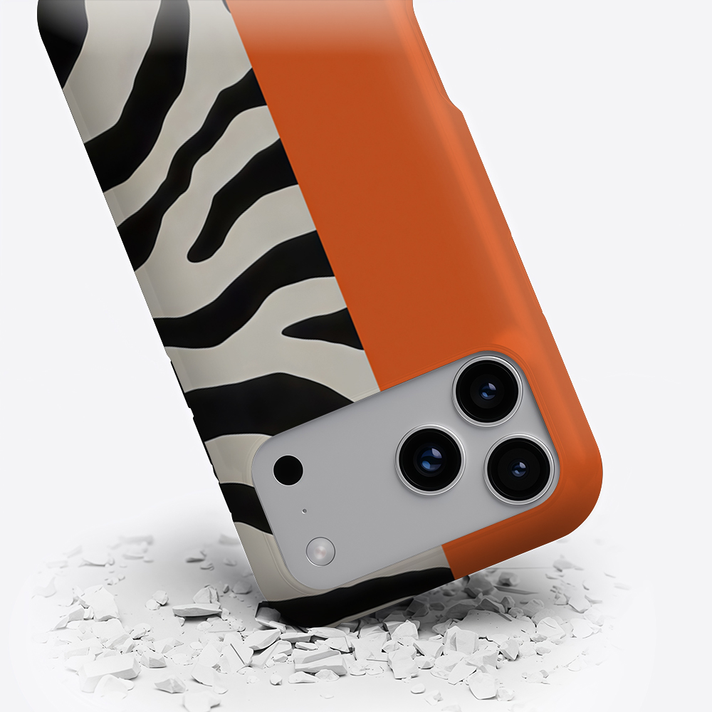 Orange Black Zebra Color Block - Phone Cases Zebra ulasan dan harga