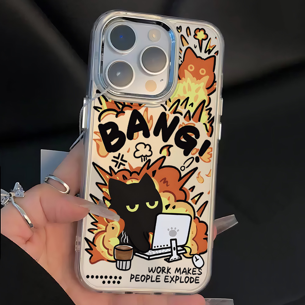 Work Explosion Cat Phone Case  - Phone Cases Google Pixel 9A ulasan dan harga