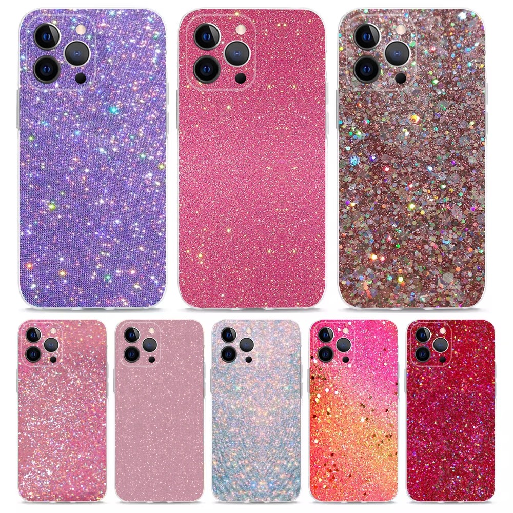 Pink Glitter Pattern Phone Cas - Phone Cases Burga ulasan dan harga